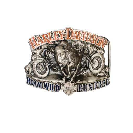 Roam Wild RUNFREE Harley-Davidson H419 Belt Buckle