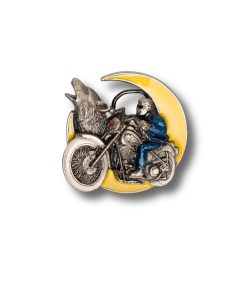 moon biker buckle