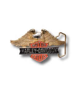 Harley Davidson Belt Buckle - "Motor Cycles" - H517 - Vintage